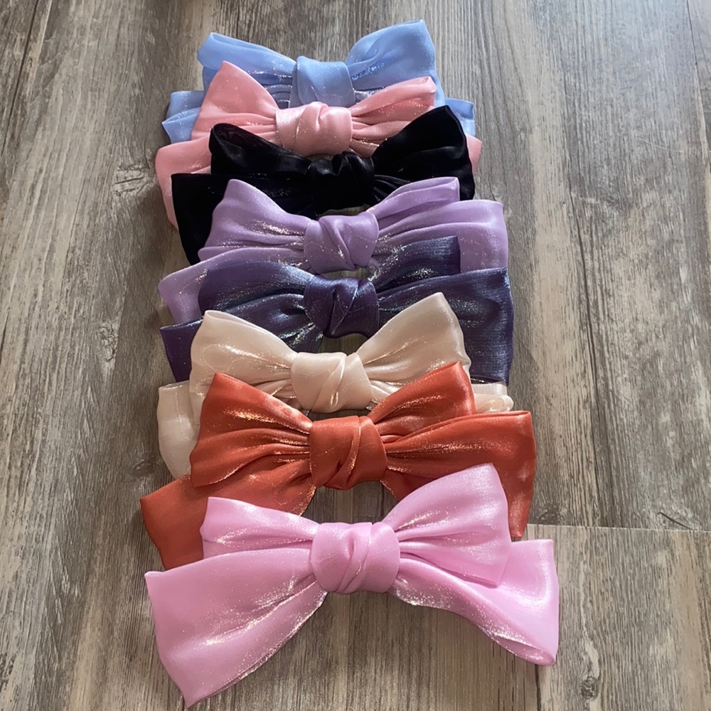 Organza Hair Bows set of 8!